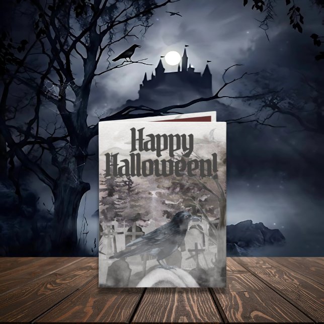 Raven Halloween Card (Creator Uploaded)