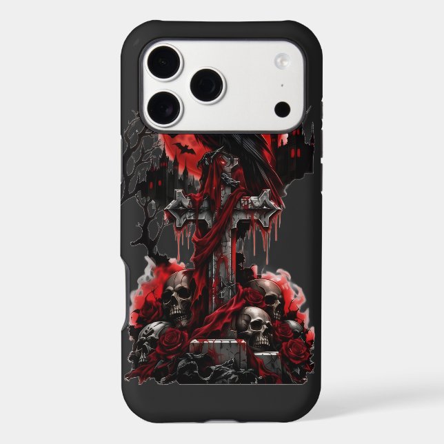 Raven & Haunted Graveyard (Back)