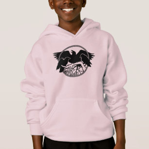 Raven Hoodie Kid's Raven / Crow Art Sweatshirts