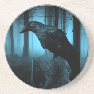 Raven in Forest Coaster