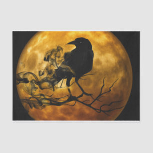 Raven In the Moonlight Tissue Paper