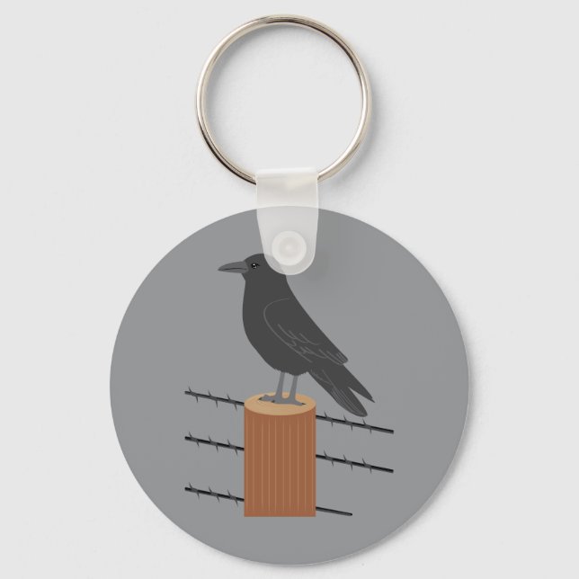 Raven Key Ring (Front)