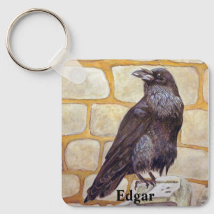 Raven Key Ring