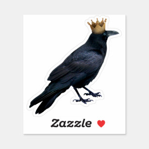 Raven King Sticker