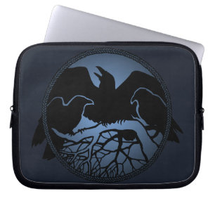 Raven Laptop Sleeve Spirit Animal Tablet Cases