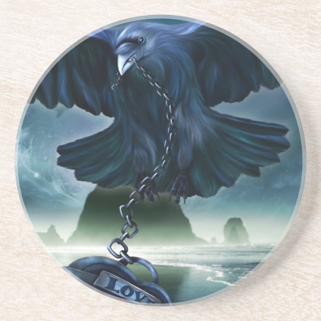 Raven Love Coaster (Front)