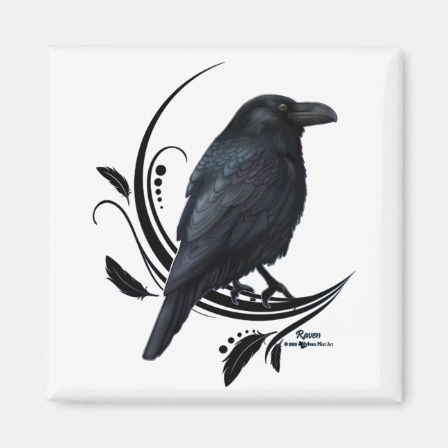 Raven Magnet (Front)