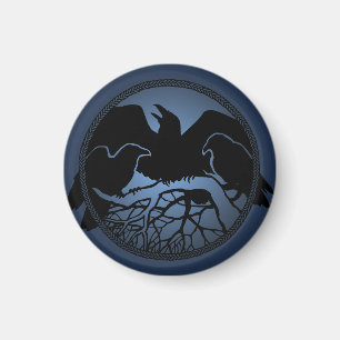 Raven Magnets Raven Native Art Fridge Magnet Gifts