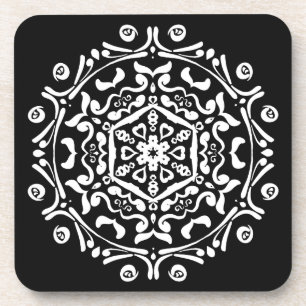 Raven Mandala Coaster