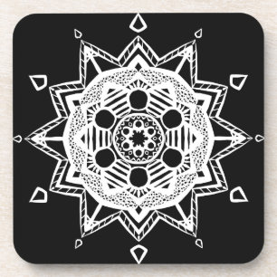 Raven Mandala Coaster