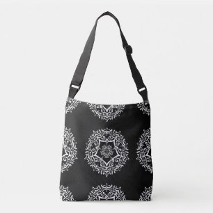 Raven Mandala Crossbody Bag