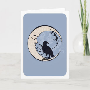 Raven Moon Card