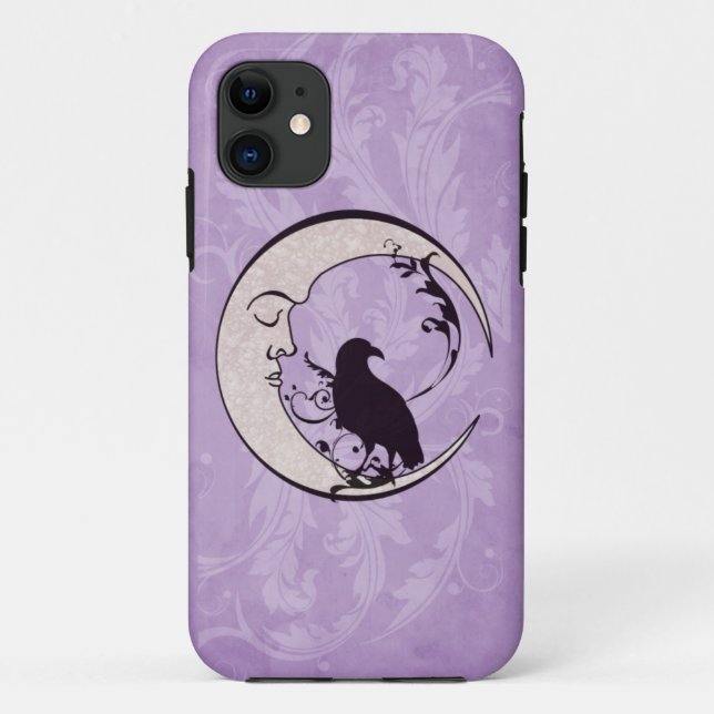 Raven Moon iPhone Case (Back)