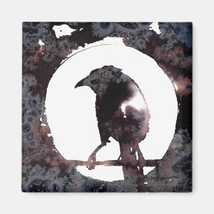 Raven Moon Magnet