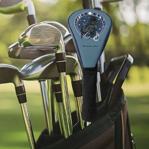 Raven Moon Phases Stars Blue Golf Head Cover