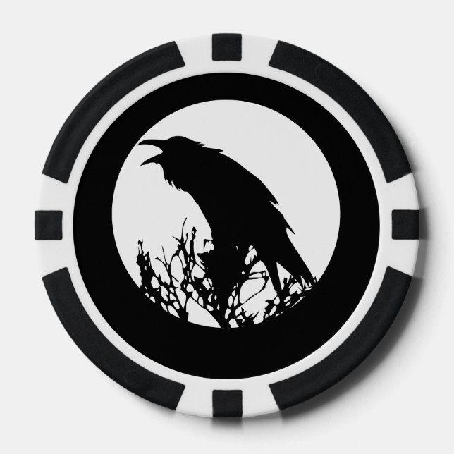 Raven Moon Poker Chips (Front)