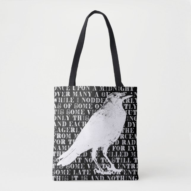 Raven Never More Tote Bag (Front)