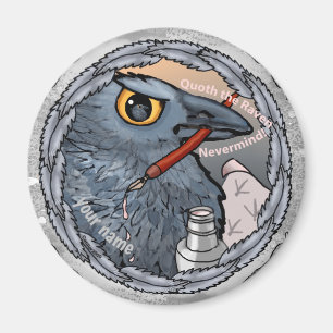 Raven Nevermind Magnet