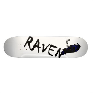 Raven on Raven Skateboard Deck