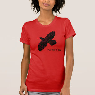 Raven On Red T-Shirt