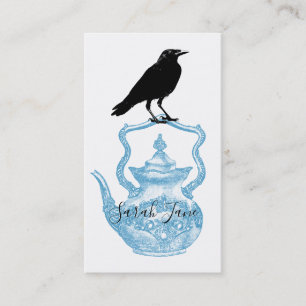 Raven On The Blue Teapot Business Card