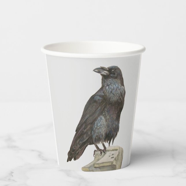 Raven Paper Cups (Back)