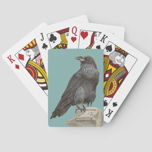 Raven Playing Cards (Back)