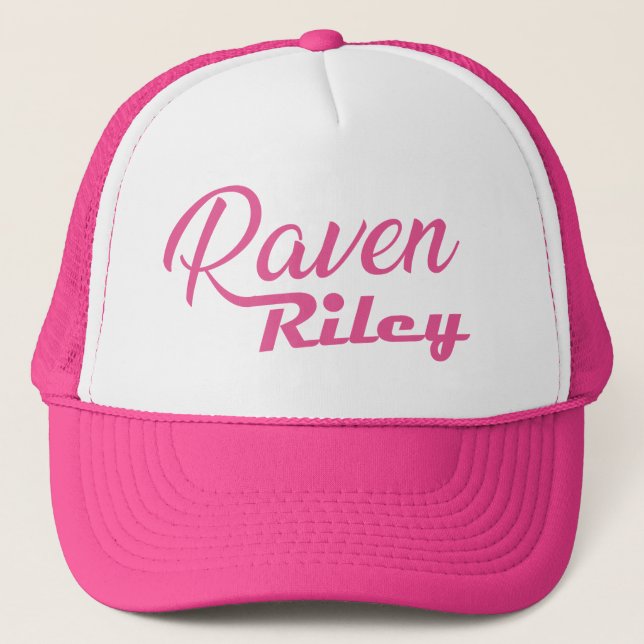 Raven Riley Trucker Hat (Front)