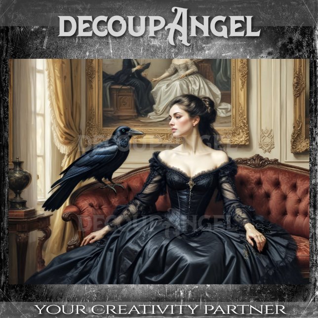 Raven’s Guest Decoupage Tissue Paper (Creator Uploaded)