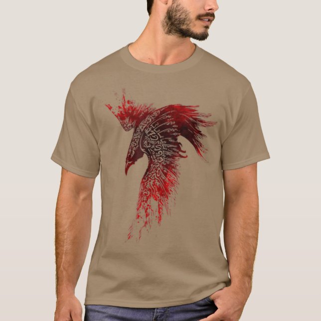 Raven shirt Men Girl Women t shirt tshirt Goth Bir (Front)