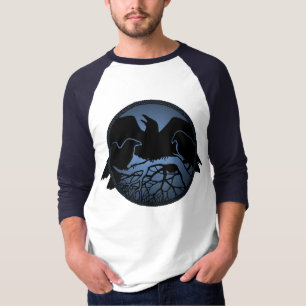 Raven Shirts Raven Bird Art Baseball Jersey