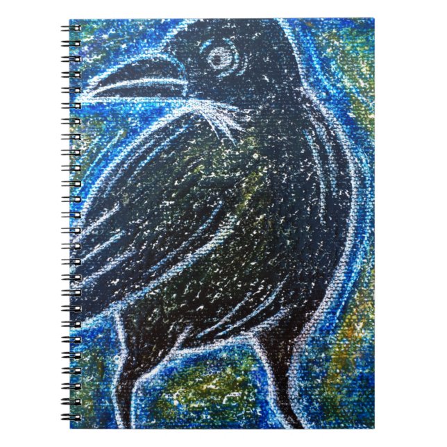 Raven Spiral Notebook (Front)