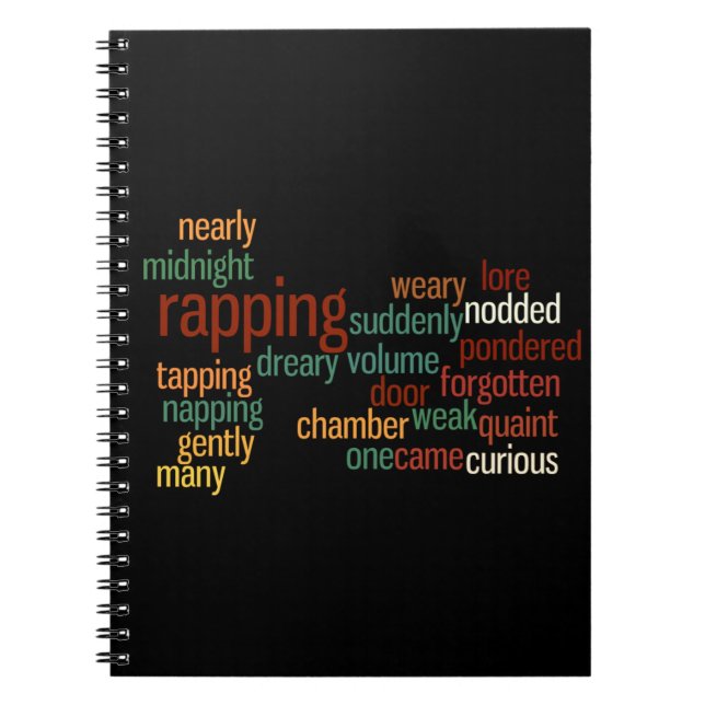 Raven Spiral Notebook (Front)