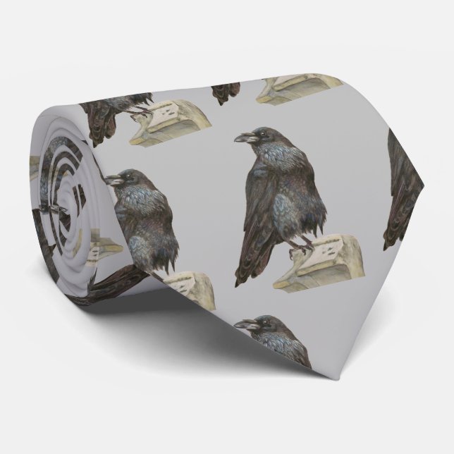 Raven Tie (Rolled)