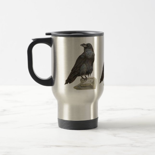 Raven Travel Mug (Left)