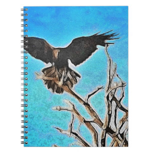 Raven Tree Spiral Notebook