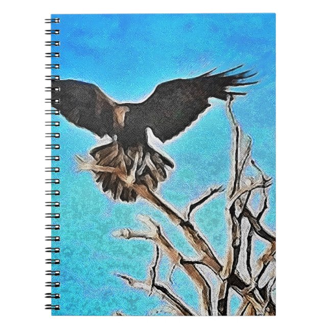 Raven Tree Spiral Notebook (Front)