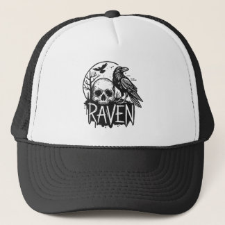 Raven trucker hat