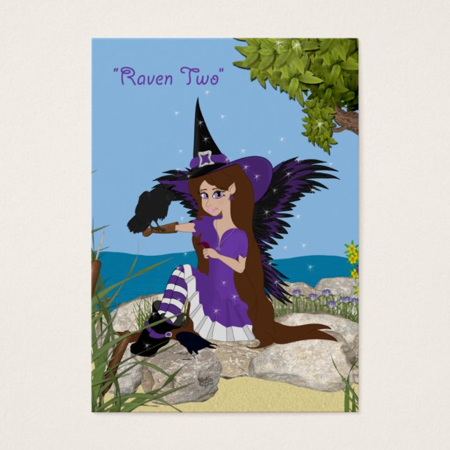 Raven Two ACEO Trading Card (Front)