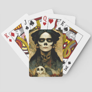 Raven Witch 2 Fantasy Horror Goth Gothic Playing Cards
