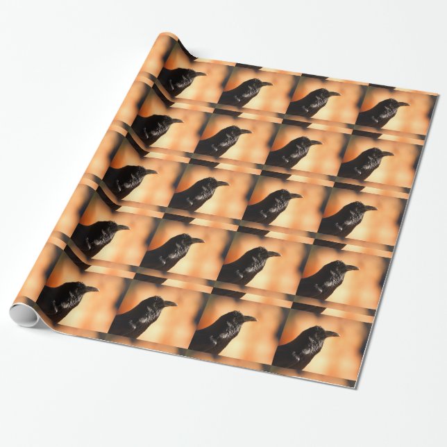 raven wrapping paper (Unrolled)