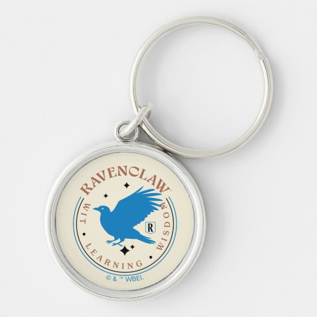 RAVENCLAW™ Blue Eagle House Pride Badge Key Ring (Front)