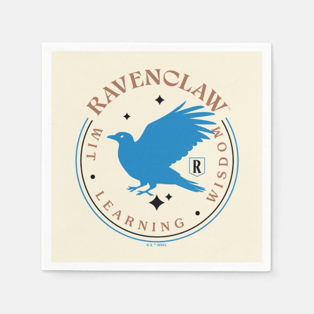 RAVENCLAW™ Blue Eagle House Pride Badge Napkin (Front)