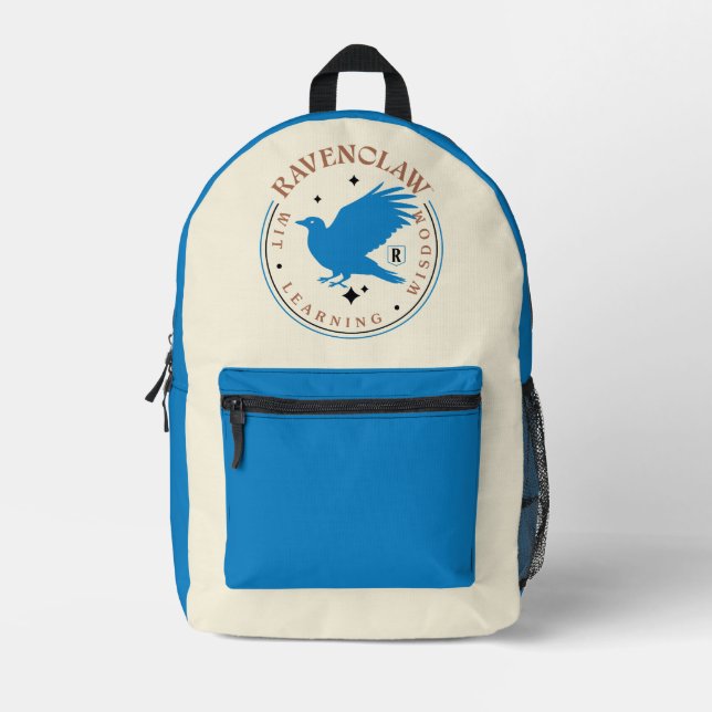 RAVENCLAW™ Blue Eagle House Pride Badge Printed Backpack (Front)