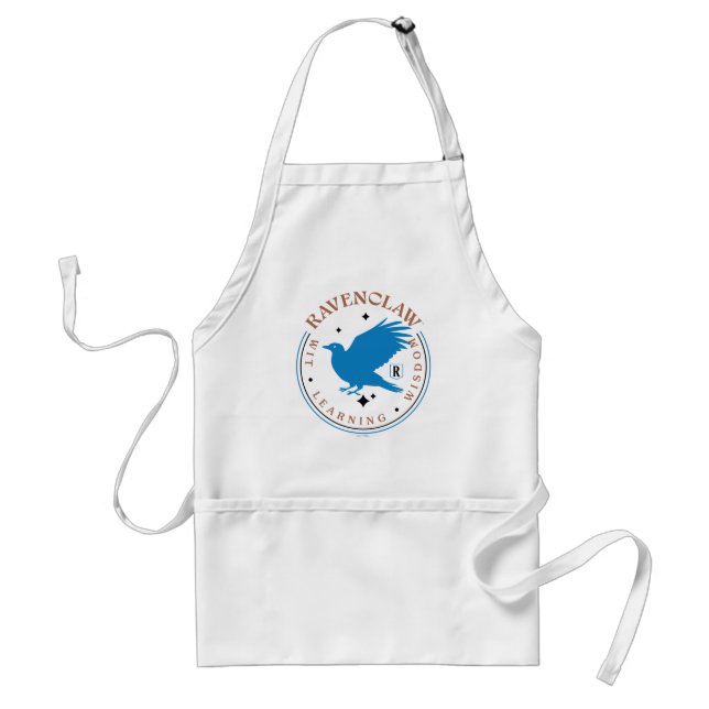 RAVENCLAW™ Blue Eagle House Pride Badge Standard Apron (Front)