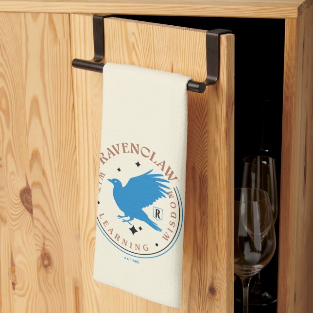RAVENCLAW™ Blue Eagle House Pride Badge Tea Towel (Thirds Fold)