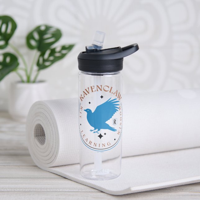 RAVENCLAW™ Blue Eagle House Pride Badge Water Bottle (Yoga)