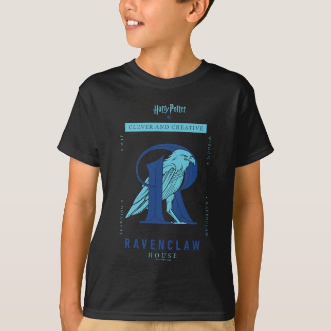 RAVENCLAW™ House Clever and Creative T-Shirt (Front)