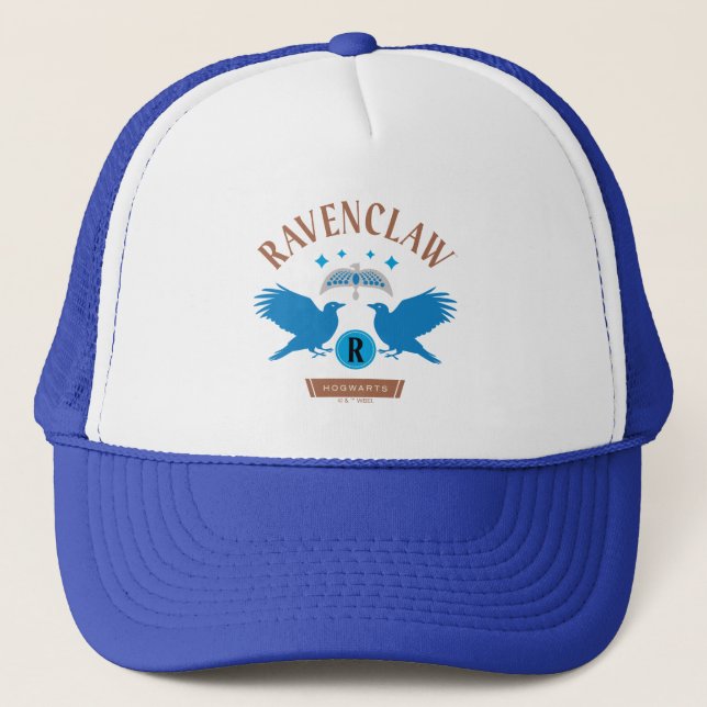 RAVENCLAW™ House Double Eagle Diadem Graphic Trucker Hat (Front)
