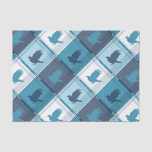 RAVENCLAW™ Tartan Plaid Pattern Tissue Paper